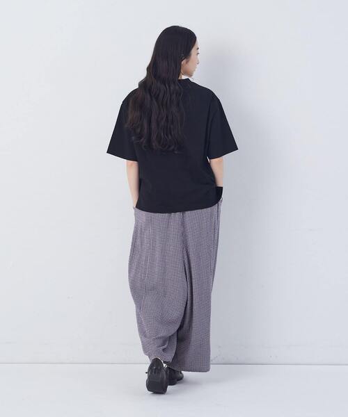 conges payes ADIEU TRISTESSE（コンジェ ペイエ アデュートリステス）の「ichiro yamaguci.半袖Ｔシャツ（Tシャツ/カットソー・レディース・ブルーグレー/グレイッシュベージュ/ブラック・FREE）」の14枚目の写真