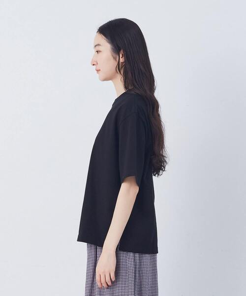 conges payes ADIEU TRISTESSE（コンジェ ペイエ アデュートリステス）の「ichiro yamaguci.半袖Ｔシャツ（Tシャツ/カットソー・レディース・ブルーグレー/グレイッシュベージュ/ブラック・FREE）」の17枚目の写真