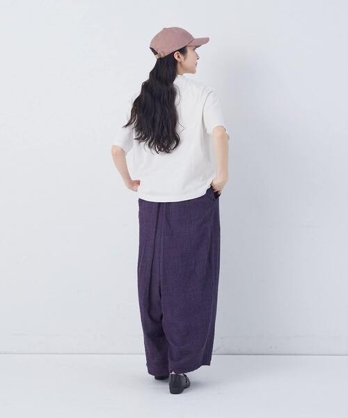 conges payes ADIEU TRISTESSE（コンジェ ペイエ アデュートリステス）の「ichiro yamaguci.半袖Ｔシャツ（Tシャツ/カットソー・レディース・ブルーグレー/グレイッシュベージュ/ブラック・FREE）」の21枚目の写真