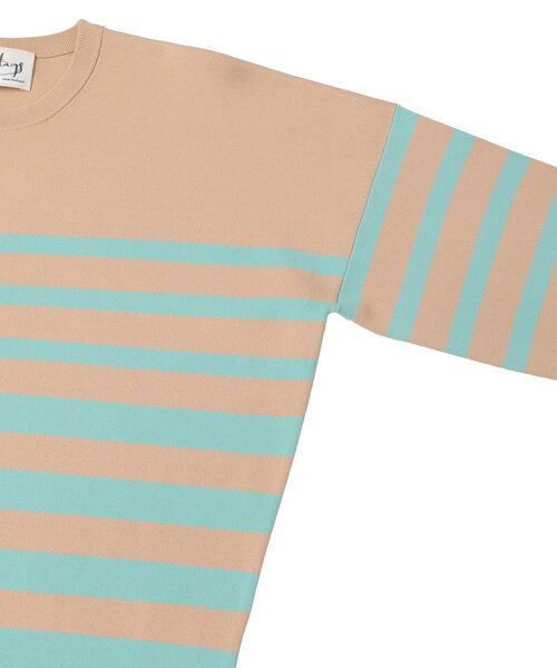 martinique(マルティニーク)の「【l’heritage martinique/レリタージュ マルティニーク】ミラノリブボーダープルオーバー(ニット/セーター・レディース・ホワイト/ベージュ・FREE)」の4枚目の写真