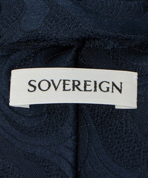 SOVEREIGN(ソブリン)の「<SOVEREIGN>ネイビー ヴィンテージ ジャガード ネクタイ(ネクタイ・メンズ・ネイビー・FREE)」の6枚目の写真