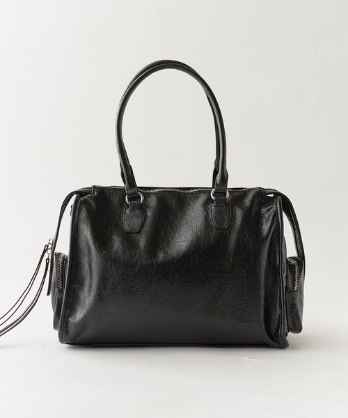 Chick(チック)の「Faux Leather 2-Way Shoulder Bag / フェイクレザー 2WAYショルダーバッグ 秋 秋服 2026年秋冬(ショルダーバッグ・レディース・シルバー/ブラック/ブラウン・FREE)」の5枚目の写真