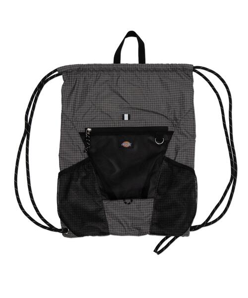 WEGO（ウィゴー）の「∴WEGO/別注Dickiesメッシュポケットナップサック（バックパック/リュック・レディース・グレー/その他1/ホワイト/ブラック・FREE）」の22枚目の写真