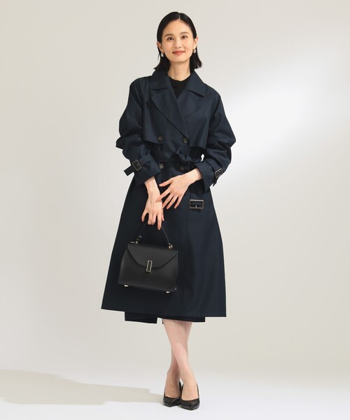 Demi-Luxe BEAMS（デミルクス ビームス）の「ライト ツイル トレンチコート（トレンチコート・レディース・ベージュ/ネイビー・36/38/34）」の8枚目の写真