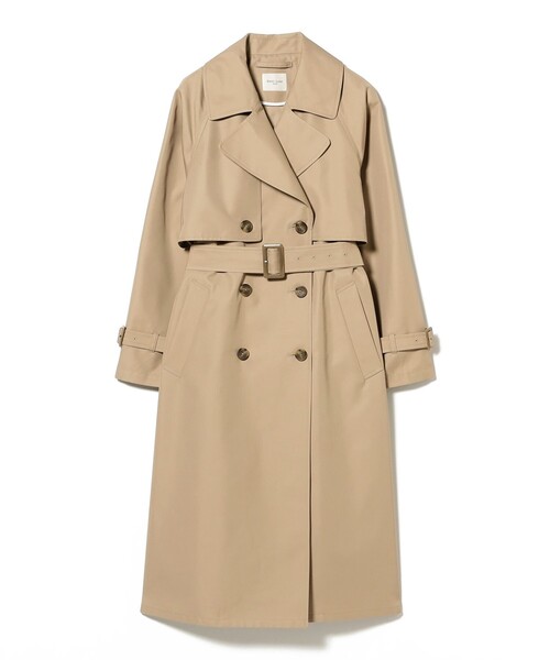 Demi-Luxe BEAMS（デミルクス ビームス）の「ライト ツイル トレンチコート（トレンチコート・レディース・ベージュ/ネイビー・36/38/34）」の10枚目の写真