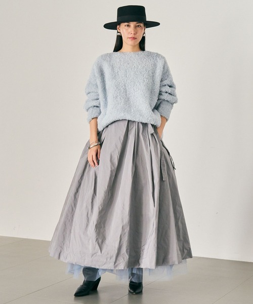 Chaos（カオス）の「Chaos(カオス)/ ランダムチャーチルスカート（スカート・レディース・イエロー系その他4/ライトグレー・FREE）」の3枚目の写真