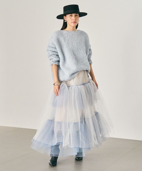 Chaos（カオス）の「Chaos(カオス)/ ランダムチャーチルスカート（スカート・レディース・イエロー系その他4/ライトグレー・FREE）」の10枚目の写真