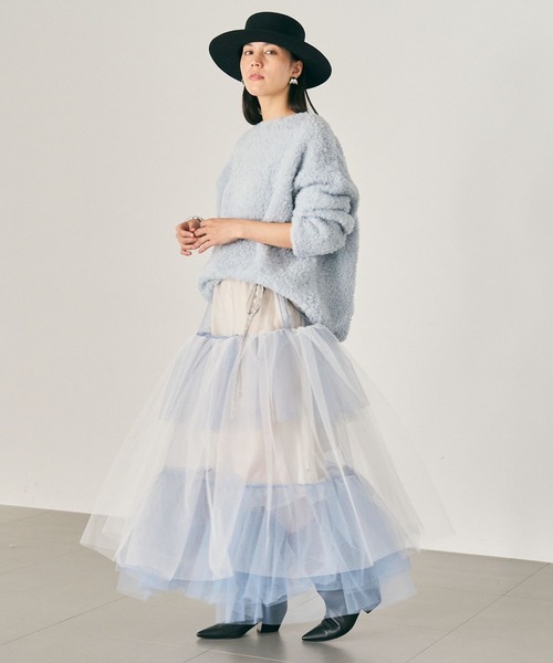 Chaos（カオス）の「Chaos(カオス)/ ランダムチャーチルスカート（スカート・レディース・イエロー系その他4/ライトグレー・FREE）」の11枚目の写真