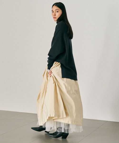 Chaos（カオス）の「Chaos(カオス)/ ランダムチャーチルスカート（スカート・レディース・イエロー系その他4/ライトグレー・FREE）」の18枚目の写真