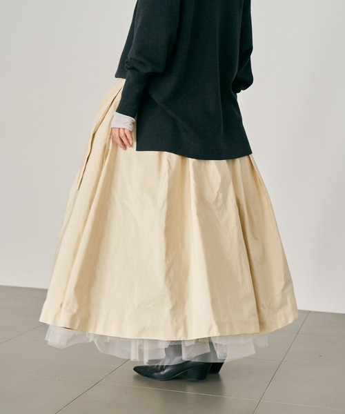 Chaos（カオス）の「Chaos(カオス)/ ランダムチャーチルスカート（スカート・レディース・イエロー系その他4/ライトグレー・FREE）」の21枚目の写真