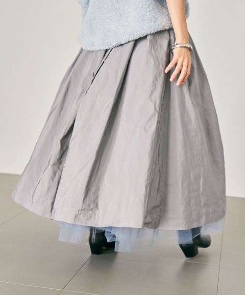 Chaos（カオス）の「Chaos(カオス)/ ランダムチャーチルスカート（スカート・レディース・イエロー系その他4/ライトグレー・FREE）」の15枚目の写真