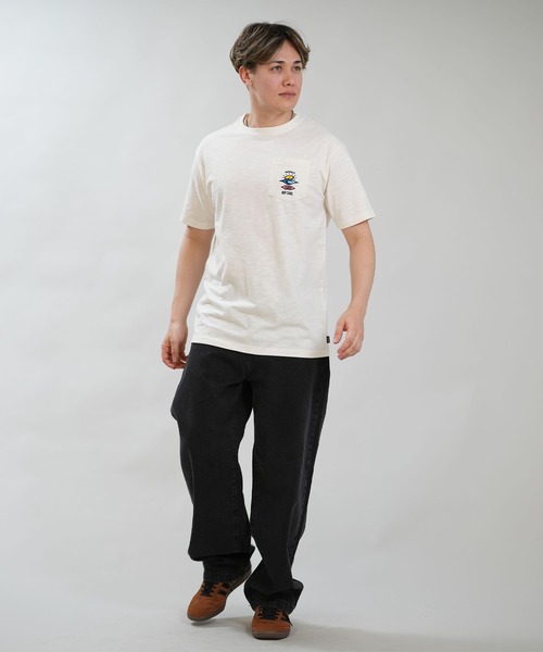 rip curl(リップカール)の「RIP CURL/リップカール メンズ 半袖 Tシャツ SARCH ICON TEE RCM6S-2109(Tシャツ/カットソー・メンズ・ブラック/ホワイト・L/M/XL)」の4枚目の写真