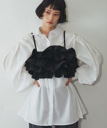 ANOTHER S（アナザーエス）の「ボリュームフリル重ねビスチェ（シャツ/ブラウス）」