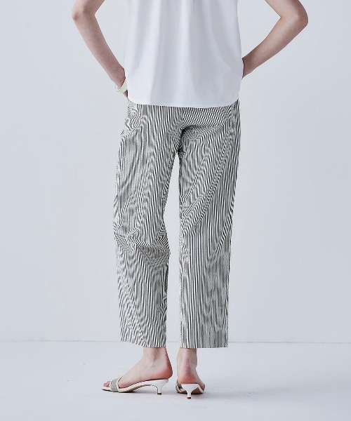 STUDIO PICONE(スタジオピッコーネ)の「サッカーストライプワイドパンツ(その他パンツ・レディース・ブラック/ブルー/ネイビー・LL/L/M/S)」の11枚目の写真