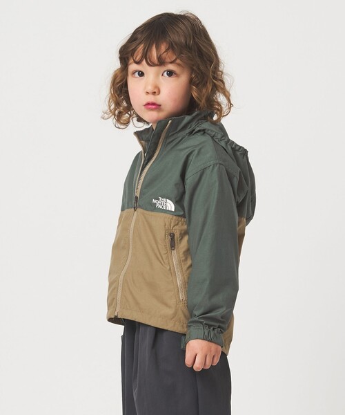 THE NORTH FACE（ザノースフェイス）の「＜THE NORTH FACE＞トドラー コンパクトジャケット / キッズ  110cm-120cm（ブルゾン・キッズ・オリーブ/ブラック/ピンク・120cm/110cm）」の4枚目の写真