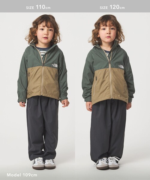 THE NORTH FACE（ザノースフェイス）の「＜THE NORTH FACE＞トドラー コンパクトジャケット / キッズ  110cm-120cm（ブルゾン・キッズ・オリーブ/ブラック/ピンク・120cm/110cm）」の6枚目の写真