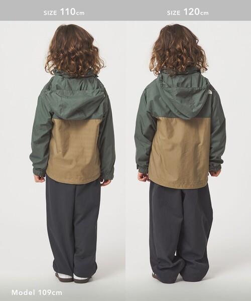 THE NORTH FACE（ザノースフェイス）の「＜THE NORTH FACE＞トドラー コンパクトジャケット / キッズ  110cm-120cm（ブルゾン・キッズ・オリーブ/ブラック/ピンク・120cm/110cm）」の8枚目の写真