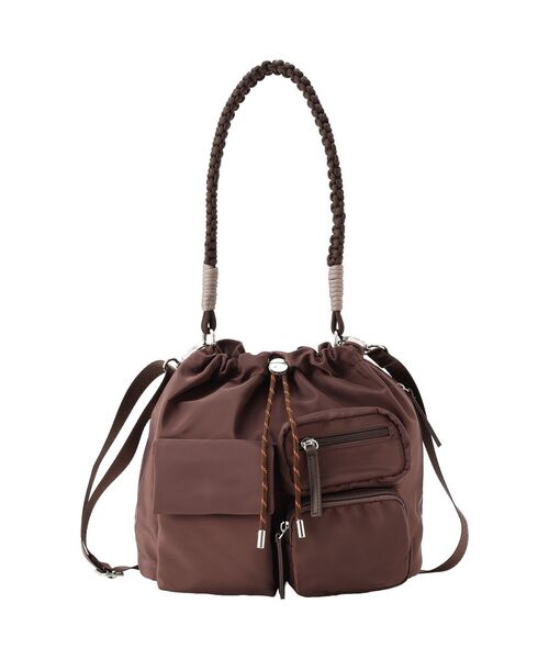 Green Parks(グリーンパークス)の「【10ポケBag】収納アドバイザー監修ショルダーバッグ 500mlボトル収納可能(ショルダーバッグ・レディース・アイボリー/ブラック/カーキ系1/ブルー/ライトグレー/ブラウン/グリーン系その他3/レオパード/ベージュ/レッド/ピンク/カーキ・FREE)」の16枚目の写真