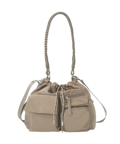 Green Parks(グリーンパークス)の「【10ポケBag】収納アドバイザー監修ショルダーバッグ(ショルダーバッグ・レディース・アイボリー/ブラック/カーキ/ブルー/ライトグレー/ブラウン/グリーン系その他3/レオパード/ベージュ/レッド/ピンク・FREE)」の5枚目の写真