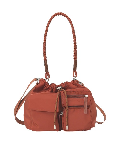 Green Parks(グリーンパークス)の「【10ポケBag】収納アドバイザー監修ショルダーバッグ(ショルダーバッグ・レディース・アイボリー/ブラック/カーキ/ブルー/ライトグレー/ブラウン/グリーン系その他3/レオパード/ベージュ/レッド/ピンク・FREE)」の10枚目の写真
