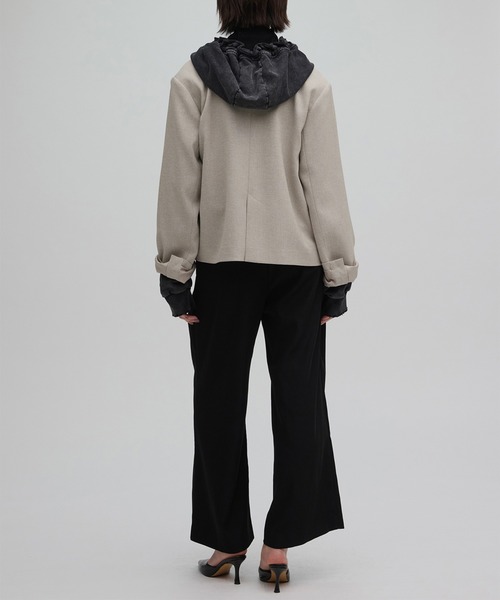 PIXEL FLOWER PRINT SHORT JACKET（テーラードジャケット）｜Ameri