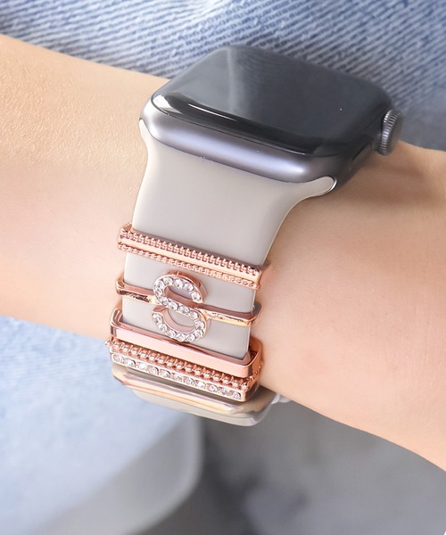 セール】Apple Watch Band / アップルウォッチ イニシャルチャーム
