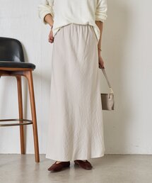 Jena espace merveilleux | 【軽やかロング】レーヨンナイロンロングスカート(スカート)