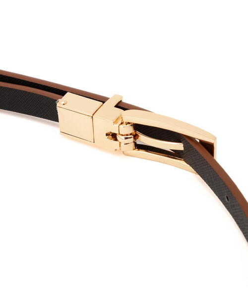 EDIT COLOGNE（エディットコロン）の「リバーシブルベルト（ベルト・レディース・ブラウン/ベージュ/ブラック・ﾌﾘ-）」の11枚目の写真