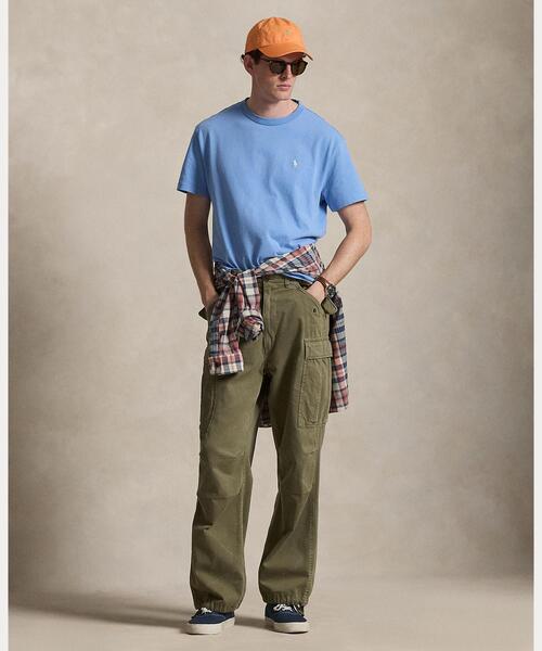 POLO RALPH LAUREN（ポロ ラルフ ローレン）の「クラシック フィット ジャージー クルーネック Tシャツ（Tシャツ/カットソー・メンズ・ブルー系2・M/L/XS/XL/S/XXL）」の6枚目の写真