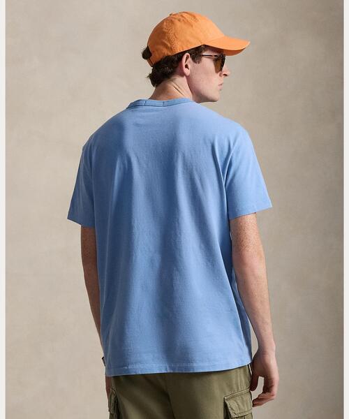 POLO RALPH LAUREN（ポロ ラルフ ローレン）の「クラシック フィット ジャージー クルーネック Tシャツ（Tシャツ/カットソー・メンズ・ブルー系2・M/L/XS/XL/S/XXL）」の5枚目の写真