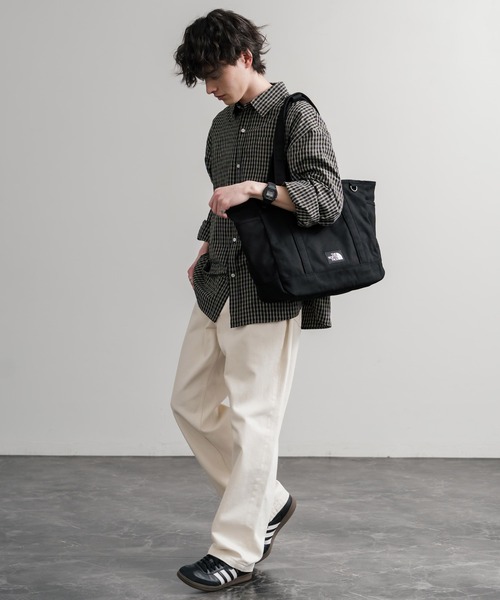 THE NORTH FACE（ザノースフェイス）の「THE NORTH FACE ザ・ノースフェイス ALL-DAY TOTE L PLUS トートバッグ/ハンドバッグ（トートバッグ・メンズ・キャメル/ブラック/ダークオリーブ・FREE）」の7枚目の写真