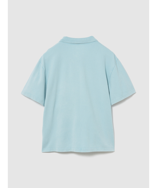 GAP（ギャップ）の「リラックスフィット ピケ クロップド ポロシャツ（ポロシャツ・メンズ・ブラック/チャコールグレー/ブルー/ネイビー/ホワイト/ピンク・XL/L/M/S/XS）」の17枚目の写真