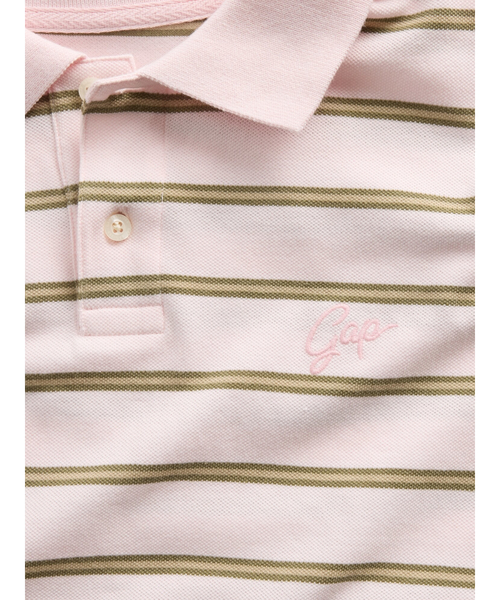 GAP（ギャップ）の「リラックスフィット ピケ クロップド ポロシャツ（ポロシャツ・メンズ・ブラック/チャコールグレー/ブルー/ネイビー/ホワイト/ピンク・XL/L/M/S/XS）」の21枚目の写真