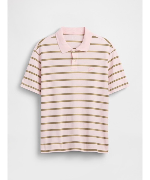 GAP（ギャップ）の「Gapロゴ リラックスフィット ピケ クロップド ポロシャツ（ポロシャツ・メンズ・ブラック/チャコールグレー/ブルー/ネイビー/ホワイト/ピンク/ブラウン・XL/L/M/S/XS）」の12枚目の写真