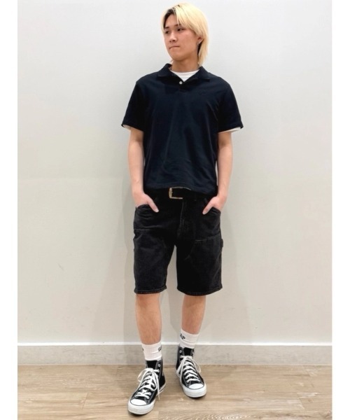 セール】Gapロゴ リラックスフィット ピケ クロップド ポロシャツ