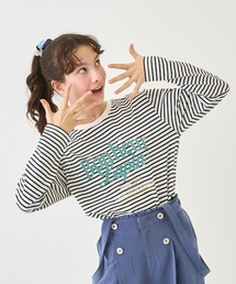 pom ponette junior（ポンポネットジュニア）の「【GOOD PRICE】【130cmあり】【吸水速乾】グラフィック長袖Tシャツ（Tシャツ/カットソー）」