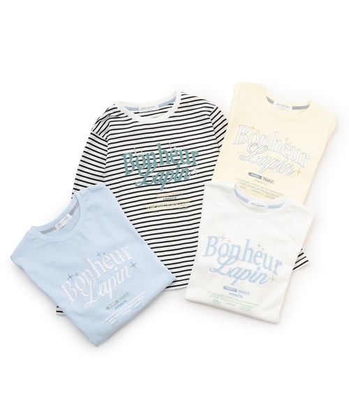 pom ponette junior（ポンポネットジュニア）の「【GOOD PRICE】【130cmあり】【吸水速乾】グラフィック長袖Tシャツ（Tシャツ/カットソー・キッズ・イエロー/ホワイト/ライトブルー/ブラック・SS/S/M/L/LL）」の13枚目の写真