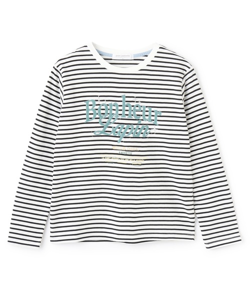 pom ponette junior（ポンポネットジュニア）の「【GOOD PRICE】【130cmあり】【吸水速乾】グラフィック長袖Tシャツ（Tシャツ/カットソー・キッズ・イエロー/ホワイト/ライトブルー/ブラック・SS/S/M/L/LL）」の11枚目の写真