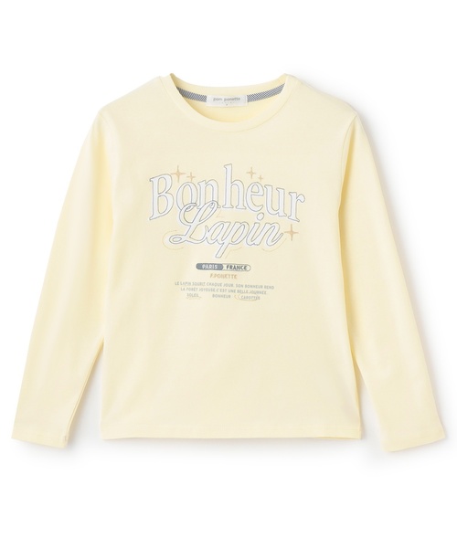 pom ponette junior（ポンポネットジュニア）の「【GOOD PRICE】【130cmあり】【吸水速乾】グラフィック長袖Tシャツ（Tシャツ/カットソー・キッズ・イエロー/ホワイト/ライトブルー/ブラック・SS/S/M/L/LL）」の10枚目の写真