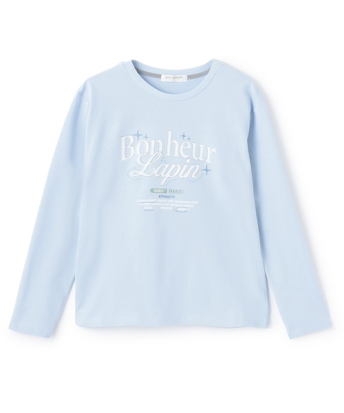 pom ponette junior（ポンポネットジュニア）の「【GOOD PRICE】【130cmあり】【吸水速乾】グラフィック長袖Tシャツ（Tシャツ/カットソー・キッズ・イエロー/ホワイト/ライトブルー/ブラック・SS/S/M/L/LL）」の9枚目の写真