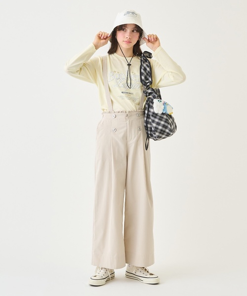 pom ponette junior（ポンポネットジュニア）の「【GOOD PRICE】【130cmあり】【吸水速乾】グラフィック長袖Tシャツ（Tシャツ/カットソー・キッズ・イエロー/ホワイト/ライトブルー/ブラック・SS/S/M/L/LL）」の6枚目の写真