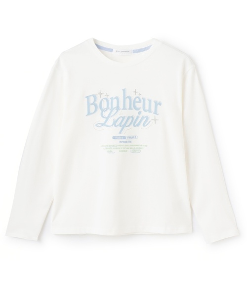 pom ponette junior（ポンポネットジュニア）の「【GOOD PRICE】【130cmあり】【吸水速乾】グラフィック長袖Tシャツ（Tシャツ/カットソー・キッズ・イエロー/ホワイト/ライトブルー/ブラック・SS/S/M/L/LL）」の5枚目の写真