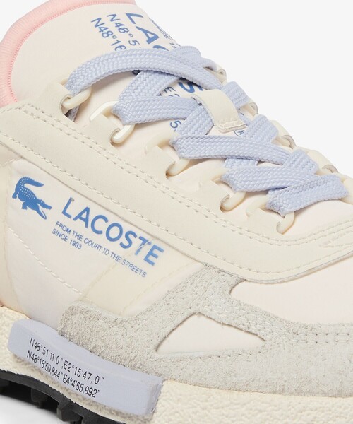LACOSTE（ラコステ）の「レディース ELITE ACTIVE 1261 SFA / パステルカラーリング スパイクソール エリートアクティブスニーカー（スニーカー・レディース・オフホワイト・24.5cm/23.5cm/23.0cm/22.5cm/25.5cm/24.0cm）」の8枚目の写真