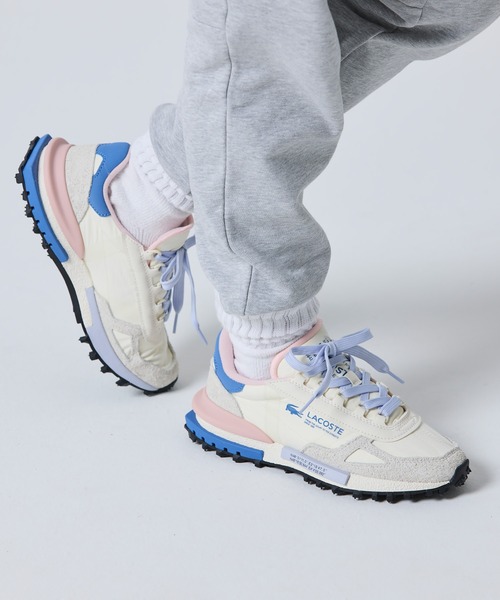 LACOSTE(ラコステ)の「レディース ELITE ACTIVE 1261 SFA / パステルカラーリング スパイクソール エリートアクティブスニーカー(スニーカー・レディース・オフホワイト・24.5cm/23.5cm/23.0cm/22.5cm/25.5cm/24.0cm)」の11枚目の写真