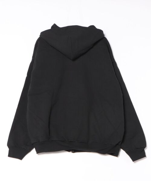 LOS ANGELES APPAREL(ロサンゼルスアパレル)の「【Los Angeles Apparel/ロサンゼルスアパレル】14オンス ヘビーフリース ジップアップ フードパーカー L-HF10(パーカー・メンズ・ブラック/杢グレー・MEDIUM/X-LARGE/LARGE)」の13枚目の写真