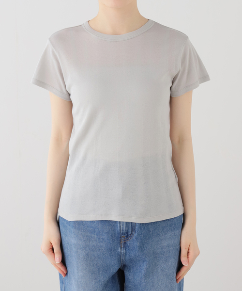 OUTDOOR PRODUCTS（アウトドアプロダクツ）の「miller Light Prib Crew Tee（Tシャツ/カットソー・レディース・グレー/イエロー/アイボリー/ブラック・FREE）」の3枚目の写真