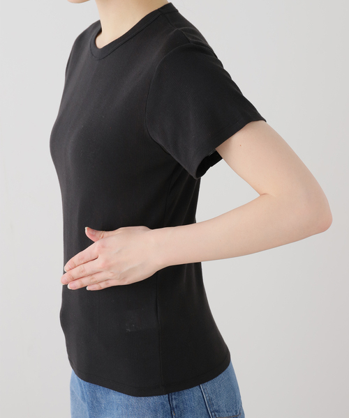 OUTDOOR PRODUCTS（アウトドアプロダクツ）の「miller Light Prib Crew Tee（Tシャツ/カットソー・レディース・グレー/イエロー/アイボリー/ブラック・FREE）」の7枚目の写真