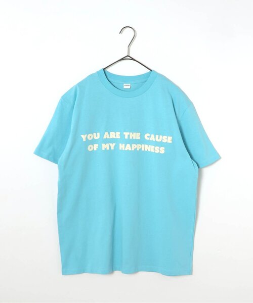 p.premier(ピードットプルミエ)の「【再入荷】親子お揃いでイロチ買いしたいシンプルロゴTシャツ(大人サイズ)_リンク(Tシャツ/カットソー・レディース・ブラウン/ダークブラウン/レッド/パープル/イエロー/クリーム/オフホワイト/ブラック/サックスブルー・MEDIUM/X-LARGE/LARGE)」の6枚目の写真