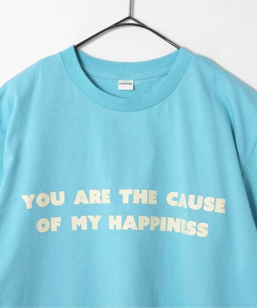p.premier(ピードットプルミエ)の「【再入荷】親子お揃いでイロチ買いしたいシンプルロゴTシャツ(大人サイズ)_リンク(Tシャツ/カットソー・レディース・ブラウン/ダークブラウン/レッド/パープル/イエロー/クリーム/オフホワイト/ブラック/サックスブルー・MEDIUM/X-LARGE/LARGE)」の17枚目の写真