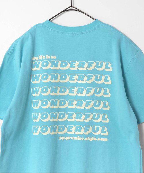 p.premier(ピードットプルミエ)の「【再入荷】親子お揃いでイロチ買いしたいシンプルロゴTシャツ(大人サイズ)_リンク(Tシャツ/カットソー・レディース・ブラウン/ダークブラウン/レッド/パープル/イエロー/クリーム/オフホワイト/ブラック/サックスブルー・MEDIUM/X-LARGE/LARGE)」の18枚目の写真